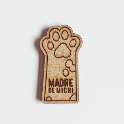 Llavero o imán "Madre de michis"