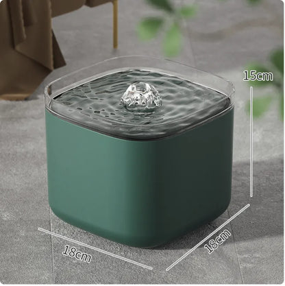 😻Dispensador Inteligente de Agua para Mascotas 3 L — Comedero Eléctrico para Gatos con Protección Antiquemaduras por Seco