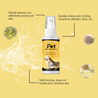 Spray para el Cuidado Suave de la Piel de Mascotas😻🐶