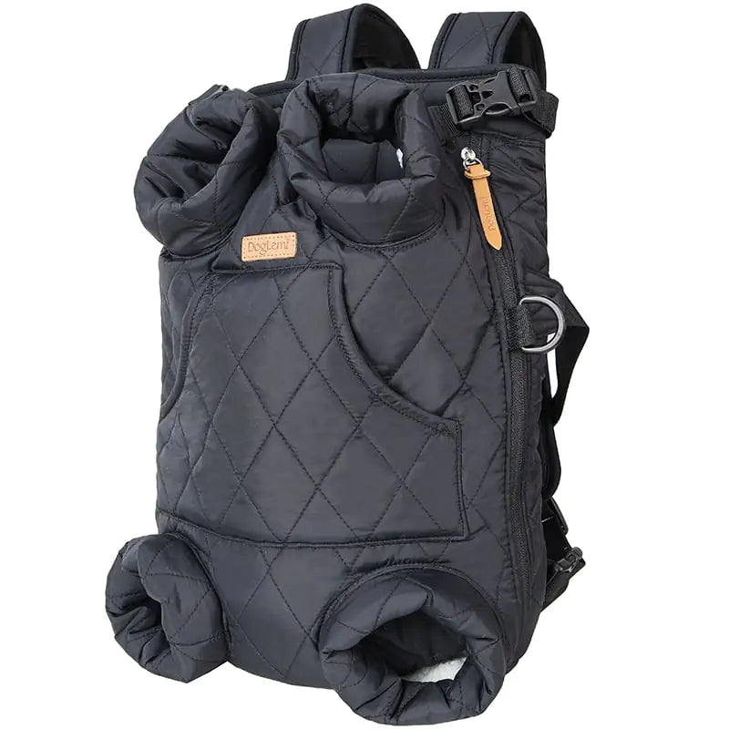 Mochila de pecho para mascotas – acolchada y portátil para el invierno