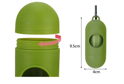 Bolsas Biodegradables y Ecológicas para Desechos de Mascotas+dispensador