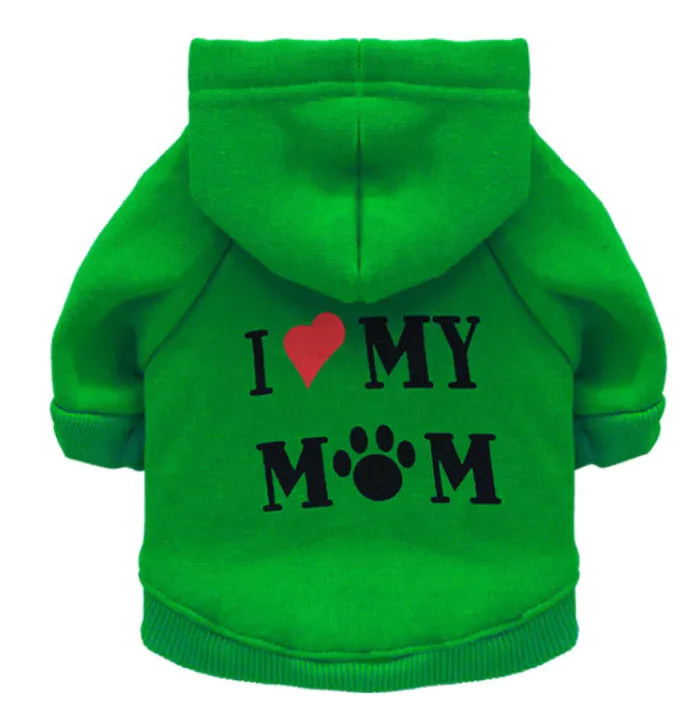 Suéter de forro polar para perro de I LOVE MOM👕🐶