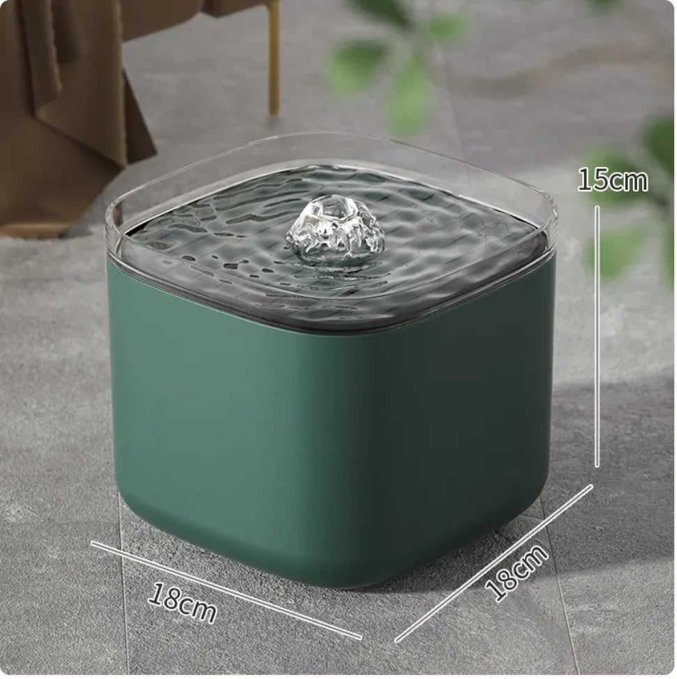 😻Dispensador Inteligente de Agua para Mascotas 3 L — Comedero Eléctrico para Gatos con Protección Antiquemaduras por Seco