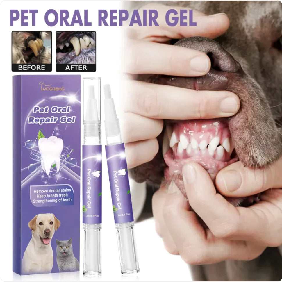 Gel reparador para el cuidado oral de mascotas🐾🐶😻