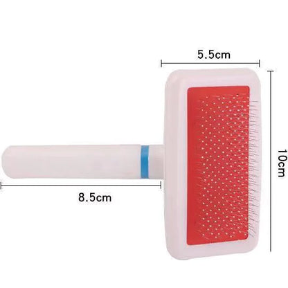 Cepillo de Acero Inoxidable para Mascotas – Ideal para Gatos y Perros