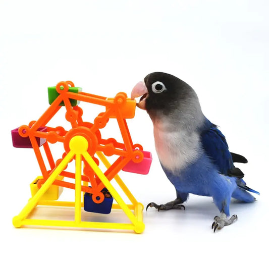 Juguete colorido para loros para buscar comida y estimular el crecimiento de la inteligencia
