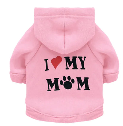 Suéter de forro polar para perro de I LOVE MOM👕🐶