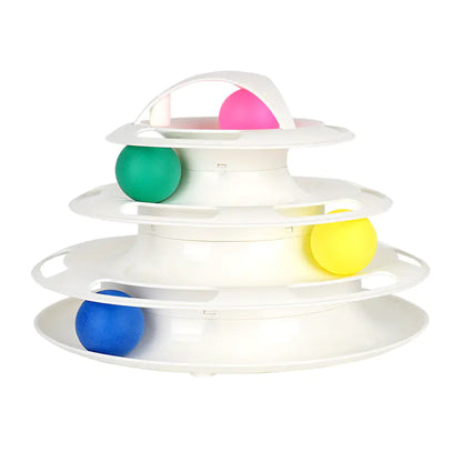 Juguete giratorio para gatos de 4 niveles de Kano Cat Productos😻