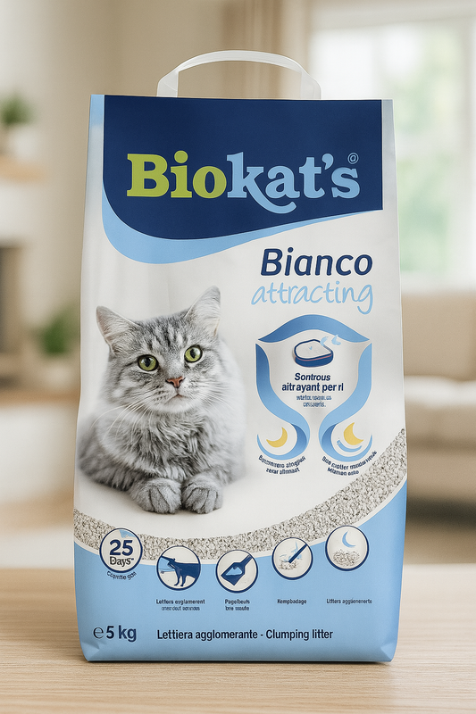 🐱 Biokat’s Bianco – Arena Aglomerante Blanca 5 kg