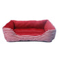 Cama y Sofá para Perros de Lujo Estilo Retro con Forma Cuadrada