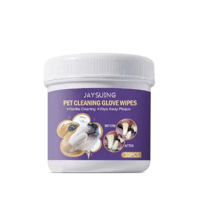 🦷 Toallitas Dentales para Mascotas - Cepillo de Dedo (Unidad Individual)