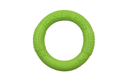 Juguete interactivo flotante para perros - Aro de entrenamiento para tirar