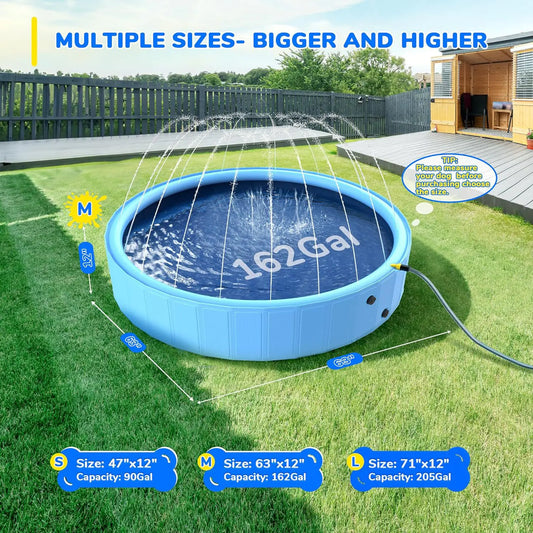 🐶🏡Piscina Plegable para Mascotas – Diversión y Baño para Perros