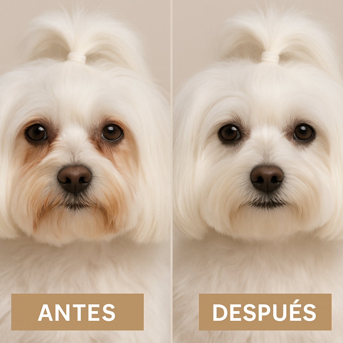 Limpiador ocular y zona lagrimal