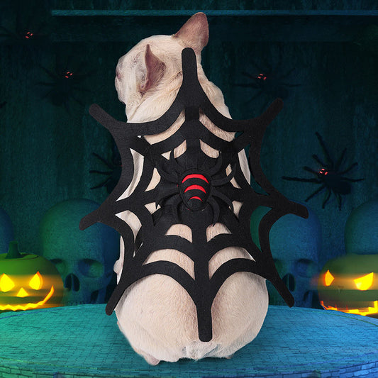 Set de decoración de telaraña para gato y perro de Halloween🎃
