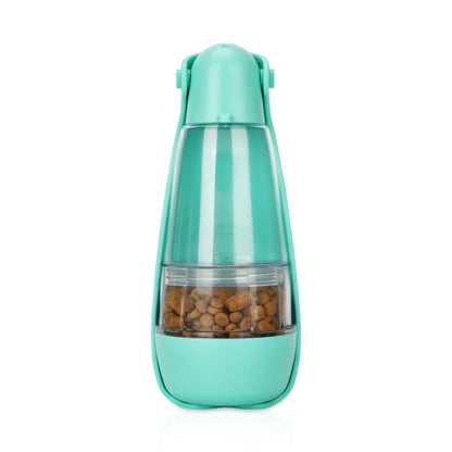 Botella de Agua Portátil para Mascotas – 2 en 1 para Perros y Gatos🐾