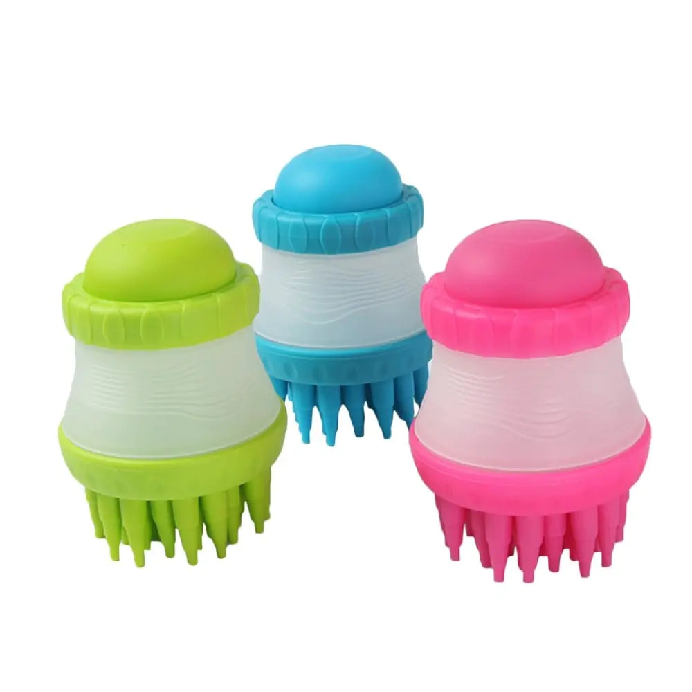 Cepillo de baño para perros con peine de masaje