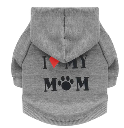 Suéter de forro polar para perro de I LOVE MOM👕🐶