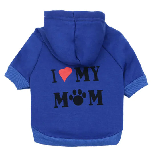 Suéter de forro polar para perro de I LOVE MOM👕🐶