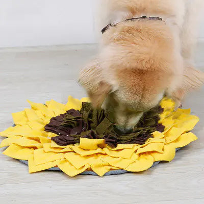 🌻Alfombra Olfativa para Mascotas en Forma de Girasol – Alimentación Lenta y Entrenamiento