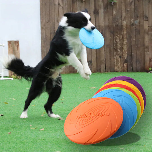 Meianju Frisbee para Perros - Juguete Interactivo para Entrenamiento de Mascotas