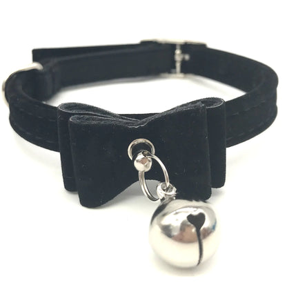 Collar para mascotas con cascabel y lazo para gatos😻