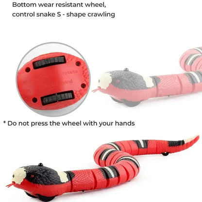 Juguete Interactivo de Serpiente con Carga USB para Gatos – Diversión Sin Fin