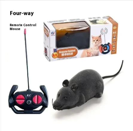 Juguete de Ratón Controlado por Control Remoto de 4 Vías😺❤