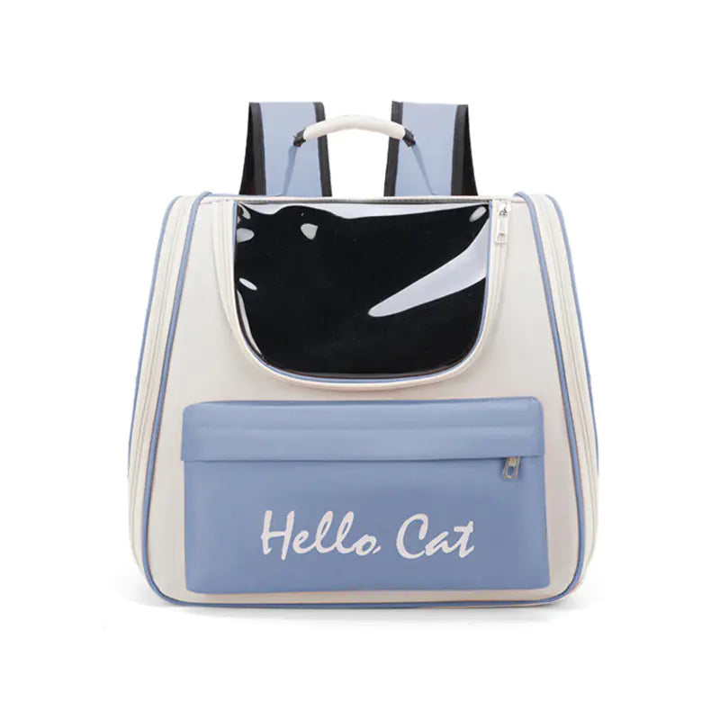 😻Nueva Mochila Transportadora para Gatos – Diseño Transparente y Espacioso