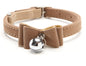 Collar para mascotas con cascabel y lazo para gatos😻