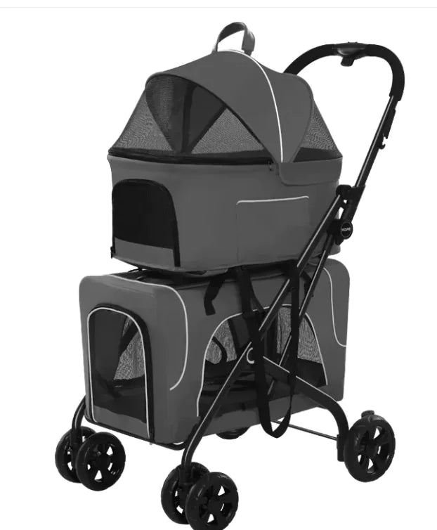 Carrito Plegable y Ligero para Perros Pequeños y Gatos🐾❤