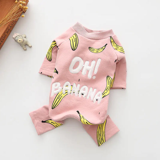 Banana Elastic Casual – Ropa tropical con amor para tu peludo🐾✨