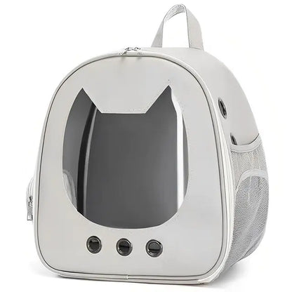 Mochila transportadora transparente para gatos