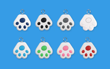🐾Llavero Localizador Bluetooth en Forma de Huella – Antipérdida y Control Remoto para Selfies