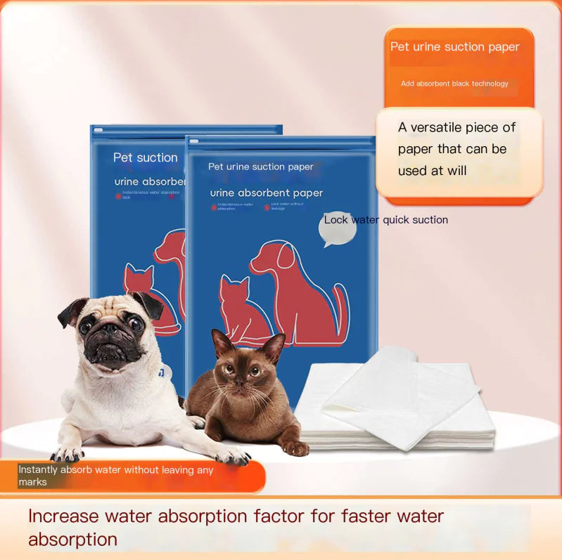 Almohadillas Absorbentes de Secado Rápido para Perros y Gatos