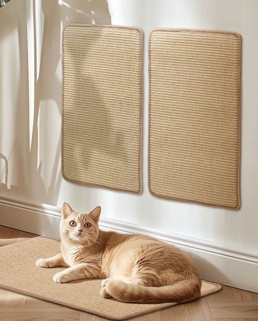 🐾 Nobleza – Alfombra Rascadora para Gatos de Sisal Natural (Pack de 2)