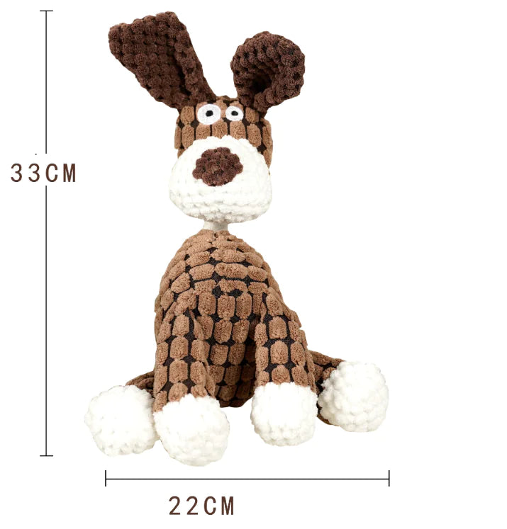 Juguete de felpa con sonido para perros🐶🐾🦷💚