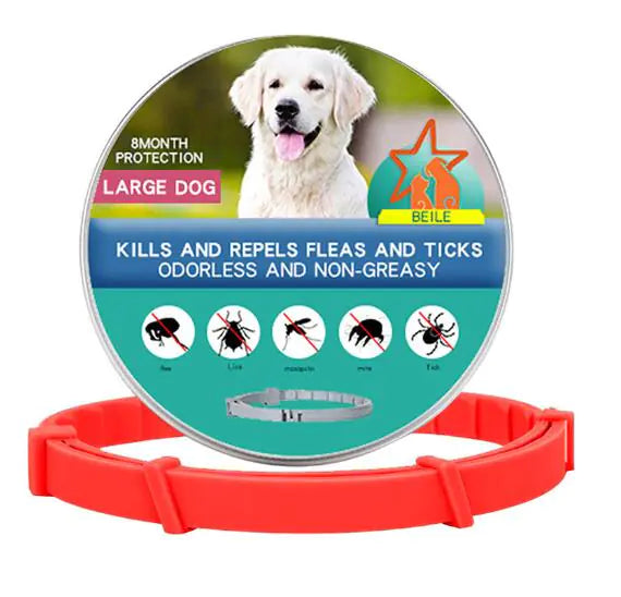 Collar Anti pulgas Ajustable para Perros y Gatos