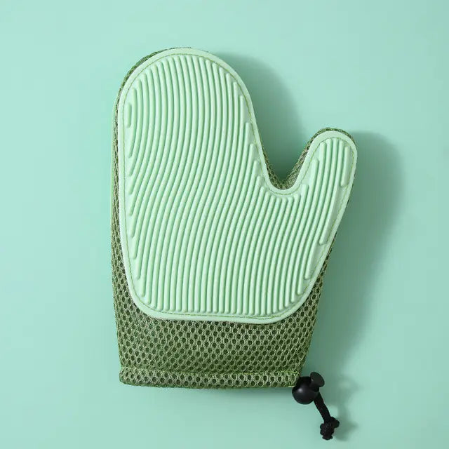 Guantes de Masaje de Silicona para Eliminar Pelo de Mascotas
