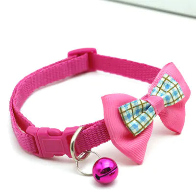 🐾 Collar con Lazo y Campanita para Gato o Perro