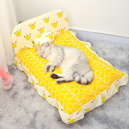 Cama de Lujo para Mascotas Pequeñas – Diseño Lavable y Antideslizante🐾🐶