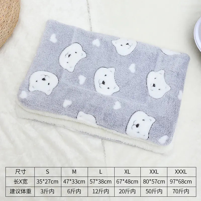 Manta Gruesa Universal para Camas de Mascotas para Gatos y Perros🏡✨