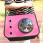 Mochila plegable para gatos con diseño de malla transpirable