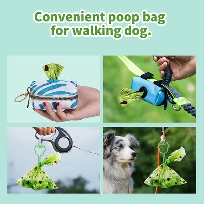 Dispensador Ecológico de Bolsas para Desechos de Perro con Bolsas de 1.2 mm