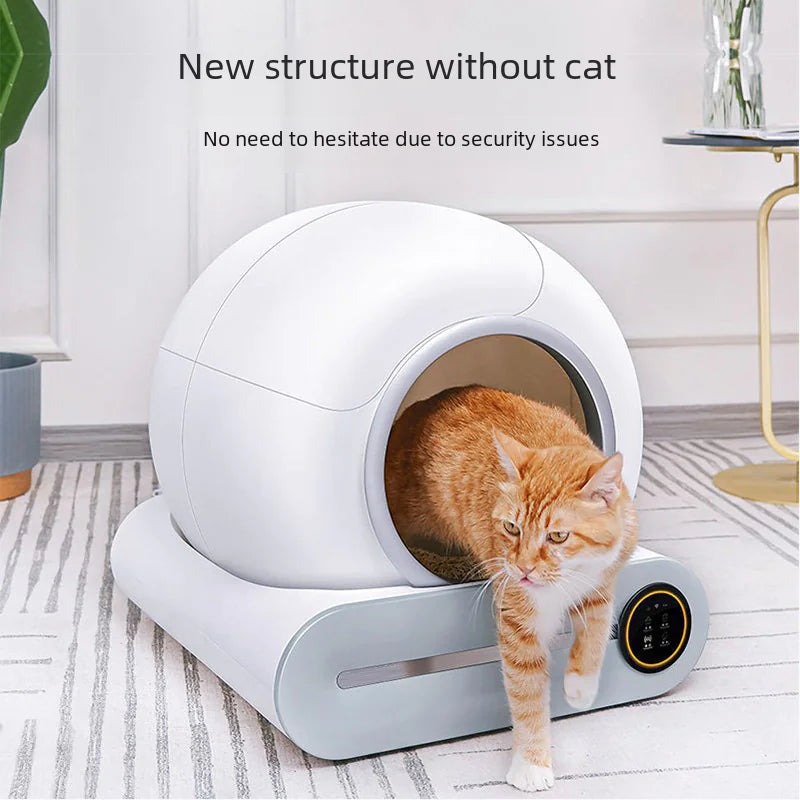 🐱 Arenero automático para gatos con control de olores (Tamaño grande)