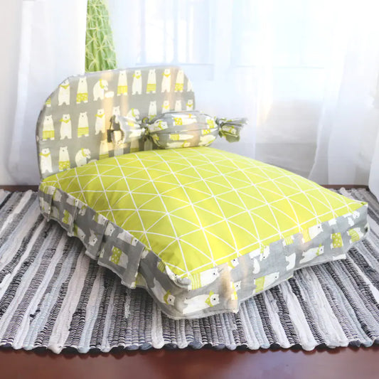 Cama de Lujo para Mascotas Pequeñas – Diseño Lavable y Antideslizante🐾🐶