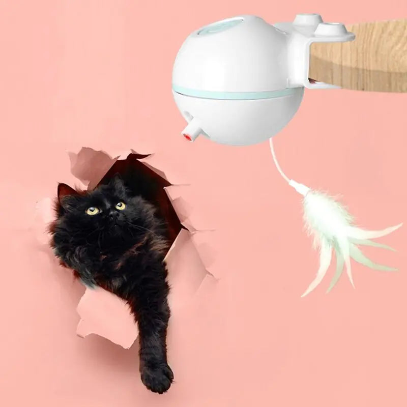 ⚡ Juguete interactivo 2 en 1 para mascotas: diversión sin límites