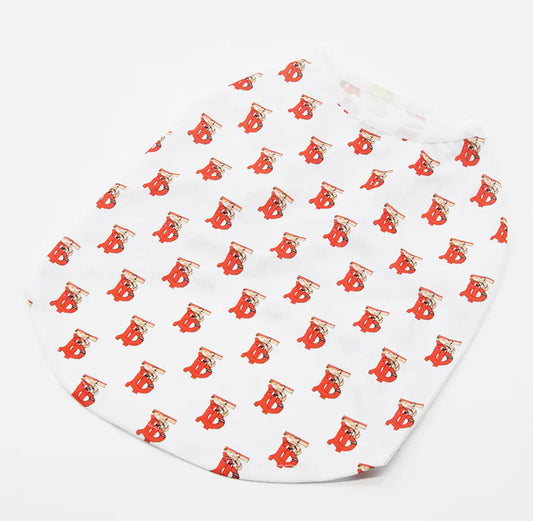 Chaleco de verano para perros pequeños y gatos con estampado🐶🐾