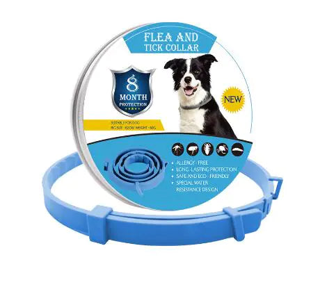 Collar Anti pulgas Ajustable para Perros y Gatos