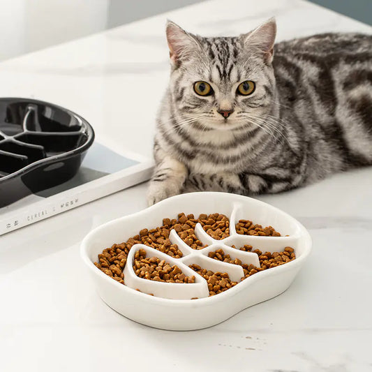 Cuenco ❤🐾Cerámico Antivoracidad para Gatos y Perros – Antideslizante y Elegante